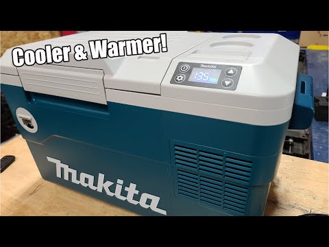 TESTED! MAKITA X2 LXT 12V/24V DC Auto, and AC Cooler / Warmer Box DCW180Z
